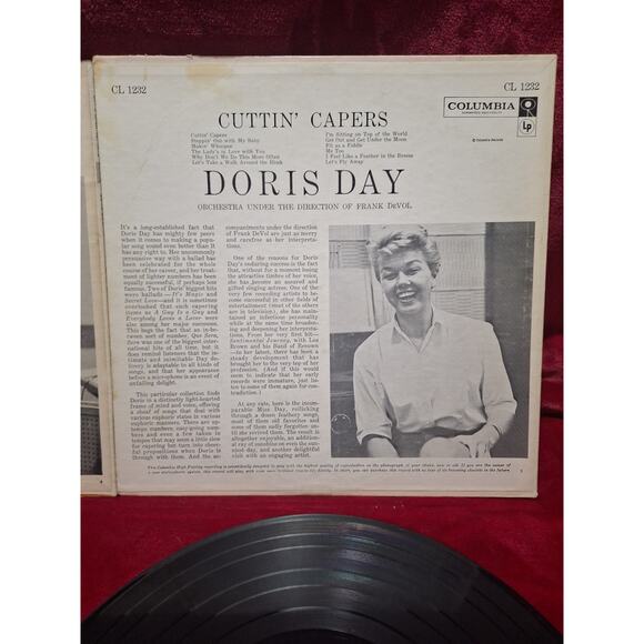 Doris Day – Greatest Hits & Cuttin’ Capers Vinyl LP Lot Columbia Six-Eye Mono - Picture 5 of 11